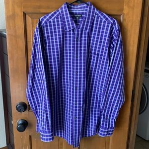 Purple men’s dress shirt